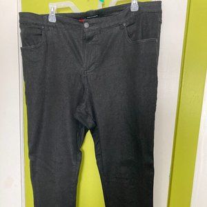 Universal Standard Ankle Zip Resin Jeans Size 16